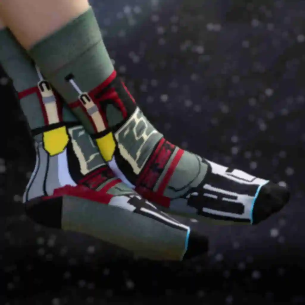 Шкарпетки з Бобой Феттом • Зоряні Війни ⦁ Одяг та аксесуари ⦁ Подарунок фанату Star WarsФото №62