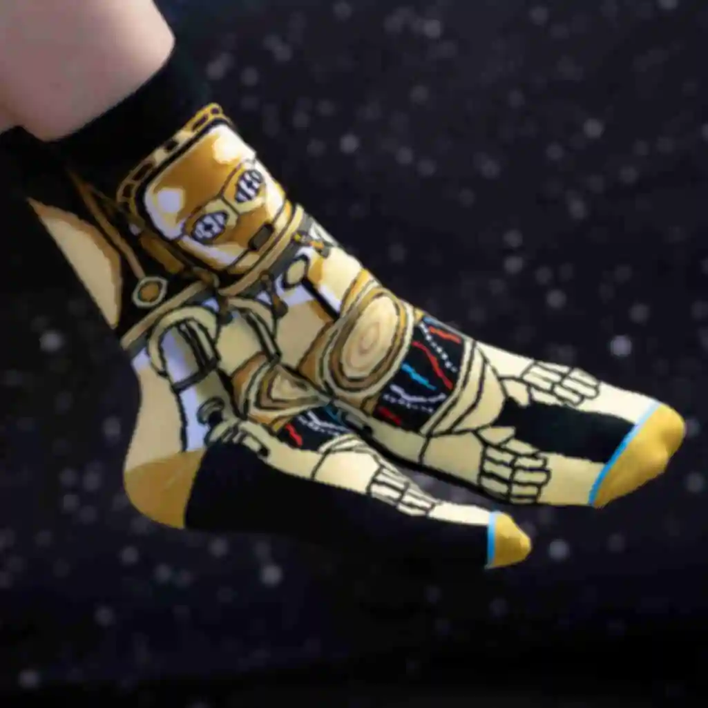 Шкарпетки з C-3PO • Зоряні Війни ⦁ Одяг та аксесуари ⦁ Подарунок фанату Star WarsФото №64