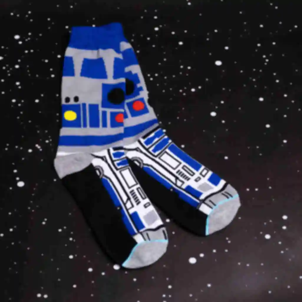 Шкарпетки з R2-D2 • Зоряні Війни ⦁ Одяг та аксесуари ⦁ Подарунок фанату Star WarsФото №2