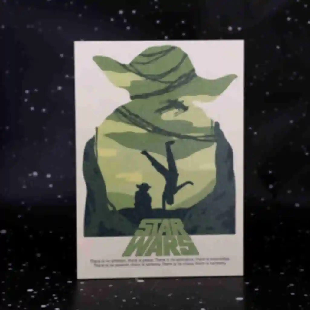 Дерев'яний постер з  Йодою ⦁ Плакат STAR WARS ⦁ Зоряні Війни ⦁ Подарунок фанату Star WarsФото №76