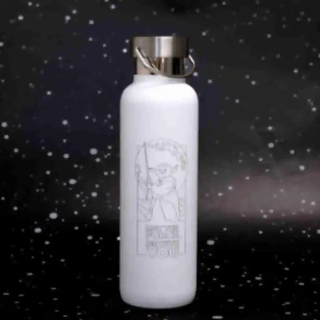 Білий термос з Йодою ⦁ Зоряні Війни ⦁ Термос ⦁ Подарок фанату Star WarsФото №59