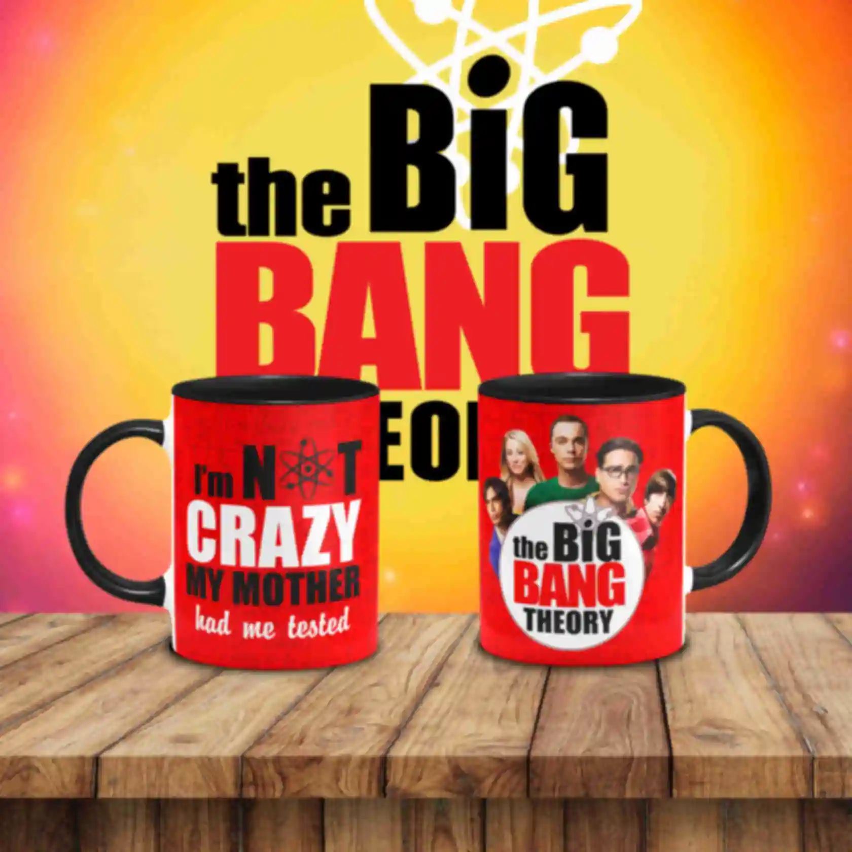 Чашка • Кружка по сериалу • Теория большого взрыва • Подарки The Big Bang Theory