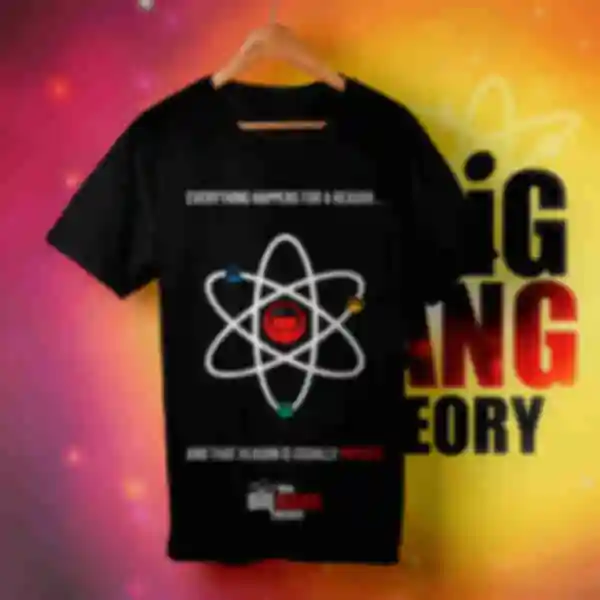 Футболка №1 • Атом • Теорія великого вибуху • The Big Bang Theory АРХІВ