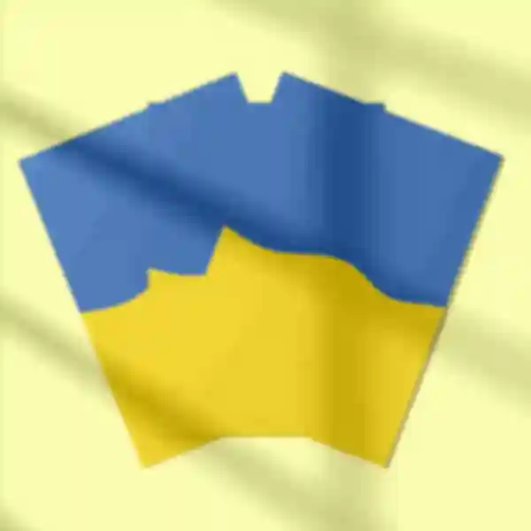 Открытка / постер «Флаг Украины» • Символы Украины • Патриотические сувениры Ukraine