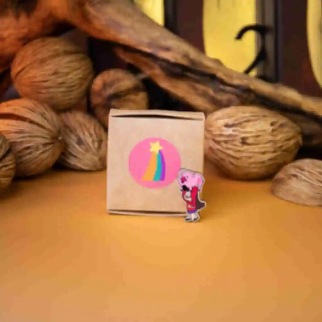 Значок Мейбл • Пин в стиле Гравити Фолз • Подарки фанату Gravity Falls. Фото №1