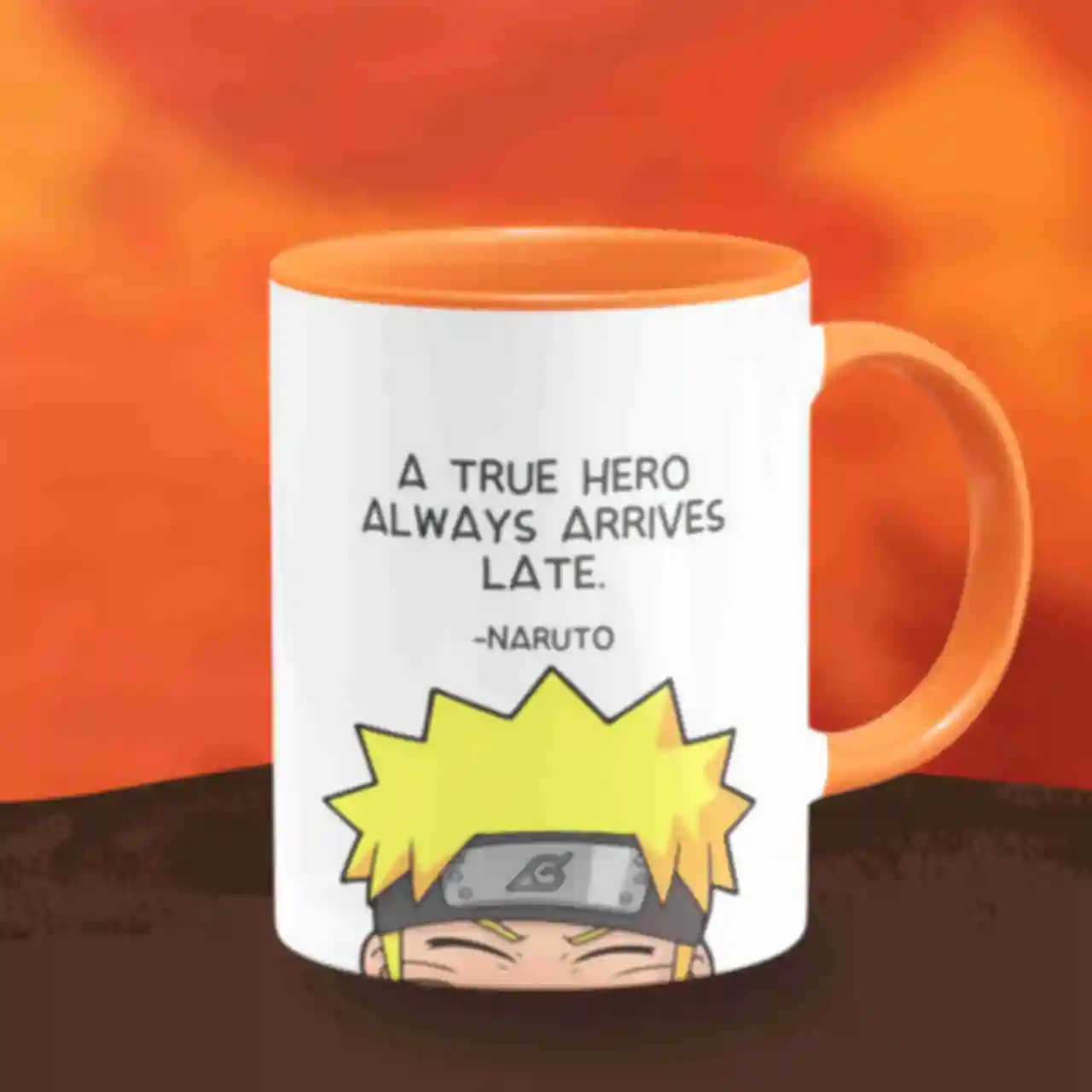 Чашка ⦁ Настоящий герой ⦁ Кружка Наруто Узумаки ⦁ Сувениры и посуда ⦁ Подарки в стиле аниме Naruto