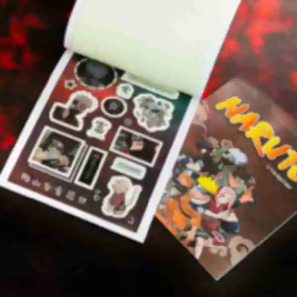 Стикерпак • Наруто • Наклейки Акацуки • Сувениры и атрибутика • Подарки в стиле аниме Naruto