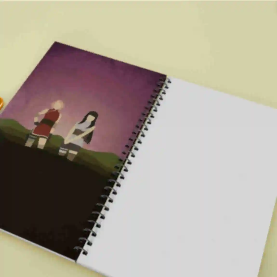 Блокнот • З Акацукі та персонажами Наруто • Скетчбук Naruto • Подарунки в стилі аніме • УцінкаФото №4