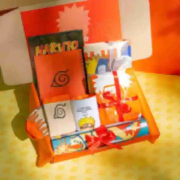 Бокс Naruto • max • Подарочный набор фанату аниме • Подарок в стиле Наруто