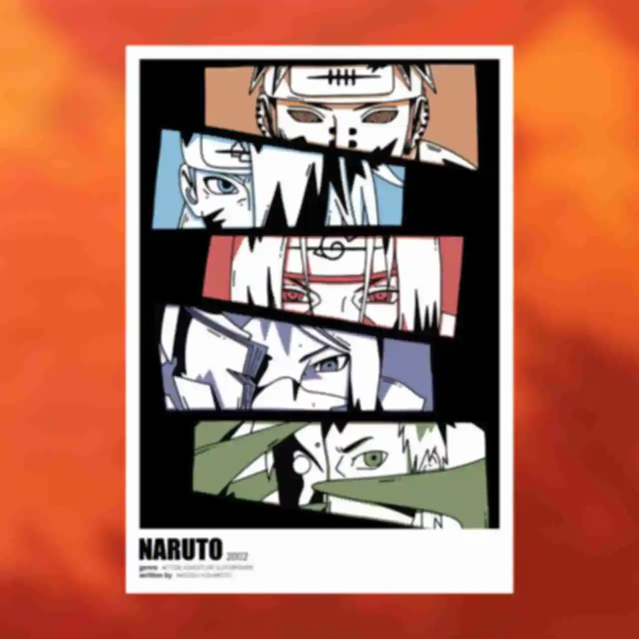 Постер №3 ⦁ Погляди Акацукі ⦁ Плакат Akatsuki ⦁ Сувеніри Наруто ⦁ Подарунки в стилі аніме NarutoФото №87